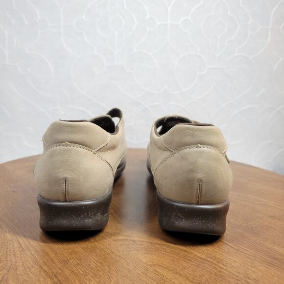 SAS Womens Roamer Shoes 9 Tan Tripad Comfort Leather Slip On Loafer Mocassin - Picture 9 of 12